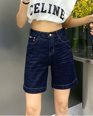 韓國直送HOWLUK DENIM時尚百搭牛仔短褲-600504-全店新品,買滿$400即減$40輸入優惠碼(SS-40)