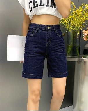 韓國直送HOWLUK DENIM時尚百搭牛仔短褲-600504-全店新品,買滿$400即減$40輸入優惠碼(SS-40)