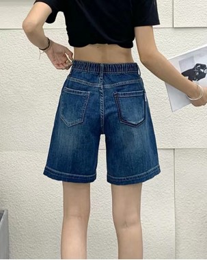 韓國直送HOWLUK DENIM時尚百搭牛仔短褲-600508-全店新品,買滿$400即減$40輸入優惠碼(SS-40)